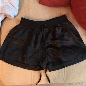 pj harlow satin boxer/ lounge pants